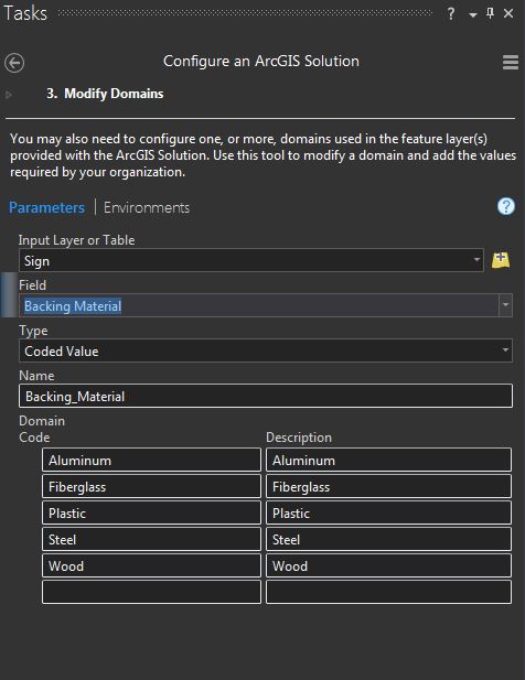 Modify domain via Solutions Deployment Tool